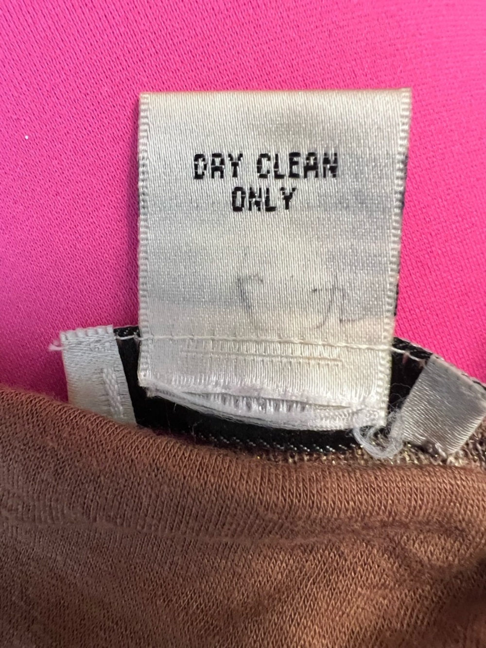 Cache Metallic Cowl V-Neck Halter Top in Brown and Gold - Picture 5 of 5